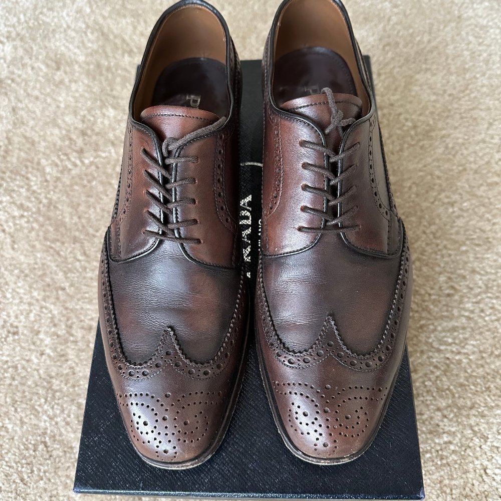 Prada men's wingtip, vintage look, US 9 - Picture 3 of 9